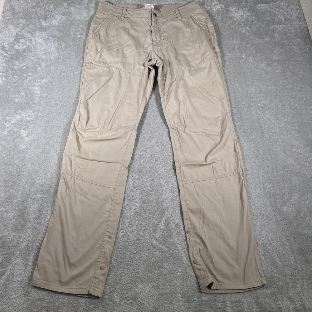 Mountain Hardwear Pants Mens 32x32 Khaki AP Pant Hiking‎ Stretch Snap Cuffs